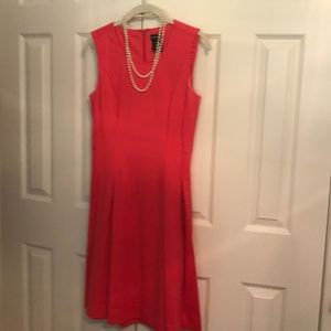 Poppy colored dress